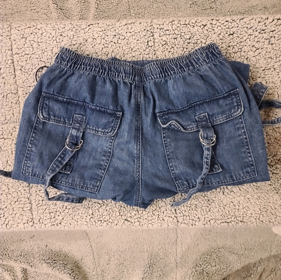 GARAGE cargo parachute denim pants - Picture 3 of 6